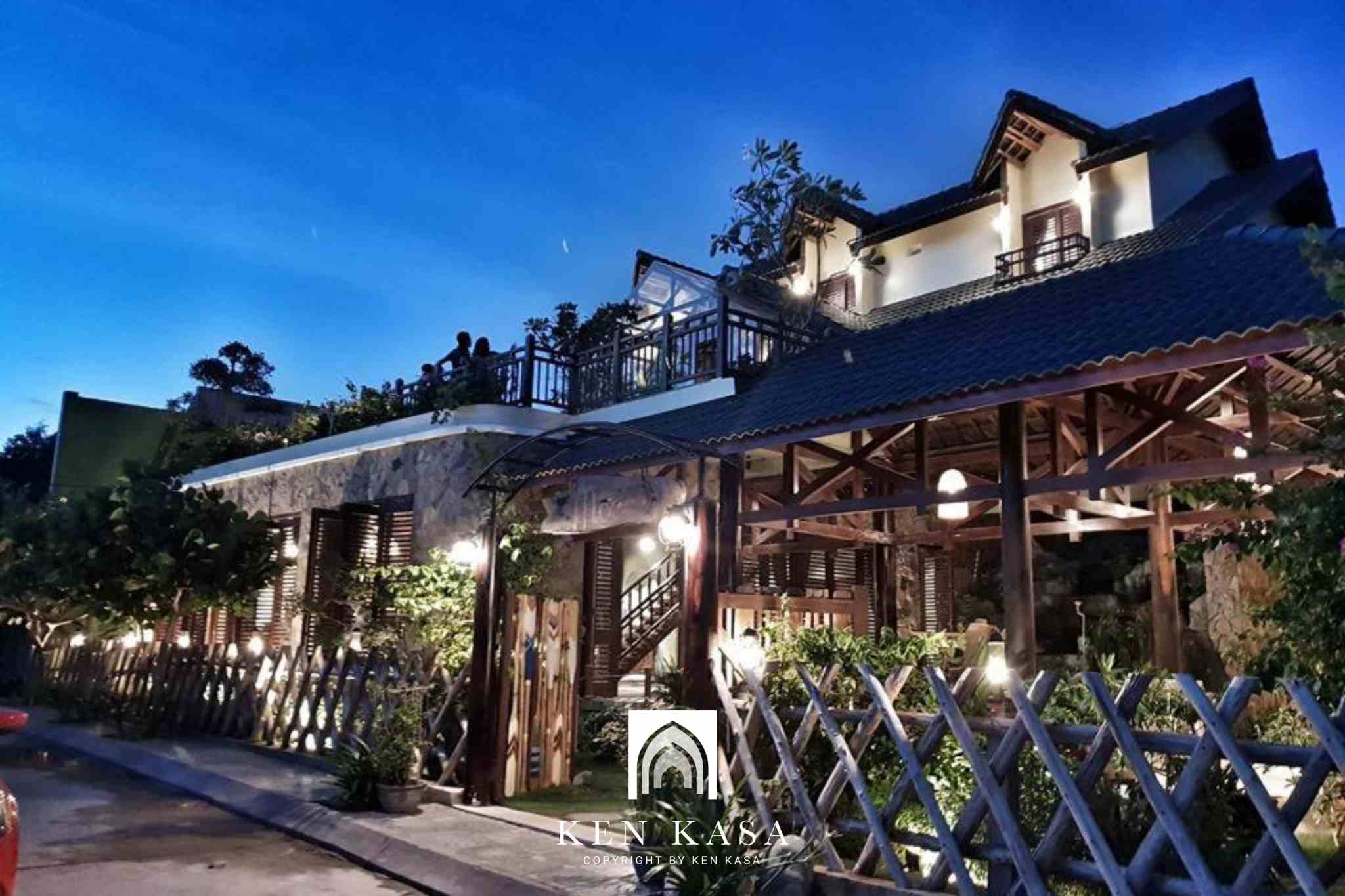 Mẫu nhà homestay 2 tầng Mộc homestay  quy nhơn 
